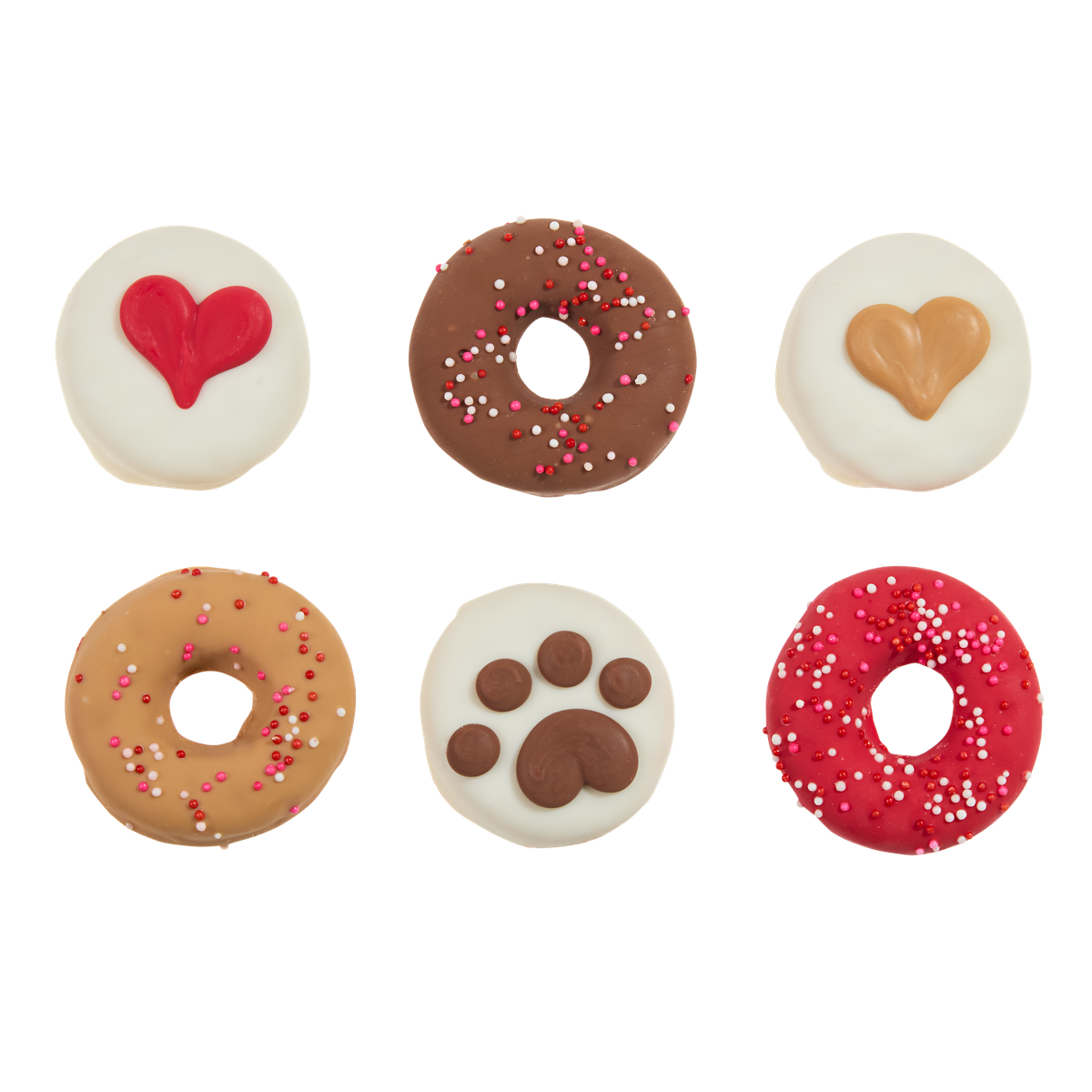 Love Bites Peanut Flavored Hard & Crunchy Dog Treats Cookie, 6 Pack